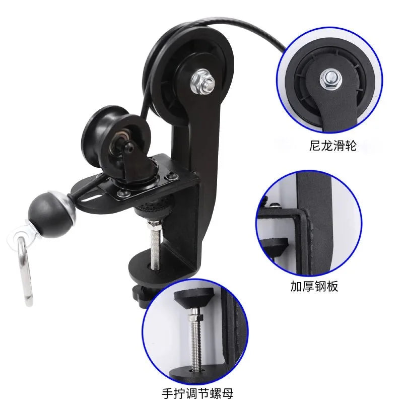 Pro Grip Arm Wrestling Pulley Trainer – Finger & Forearm Strength Booster