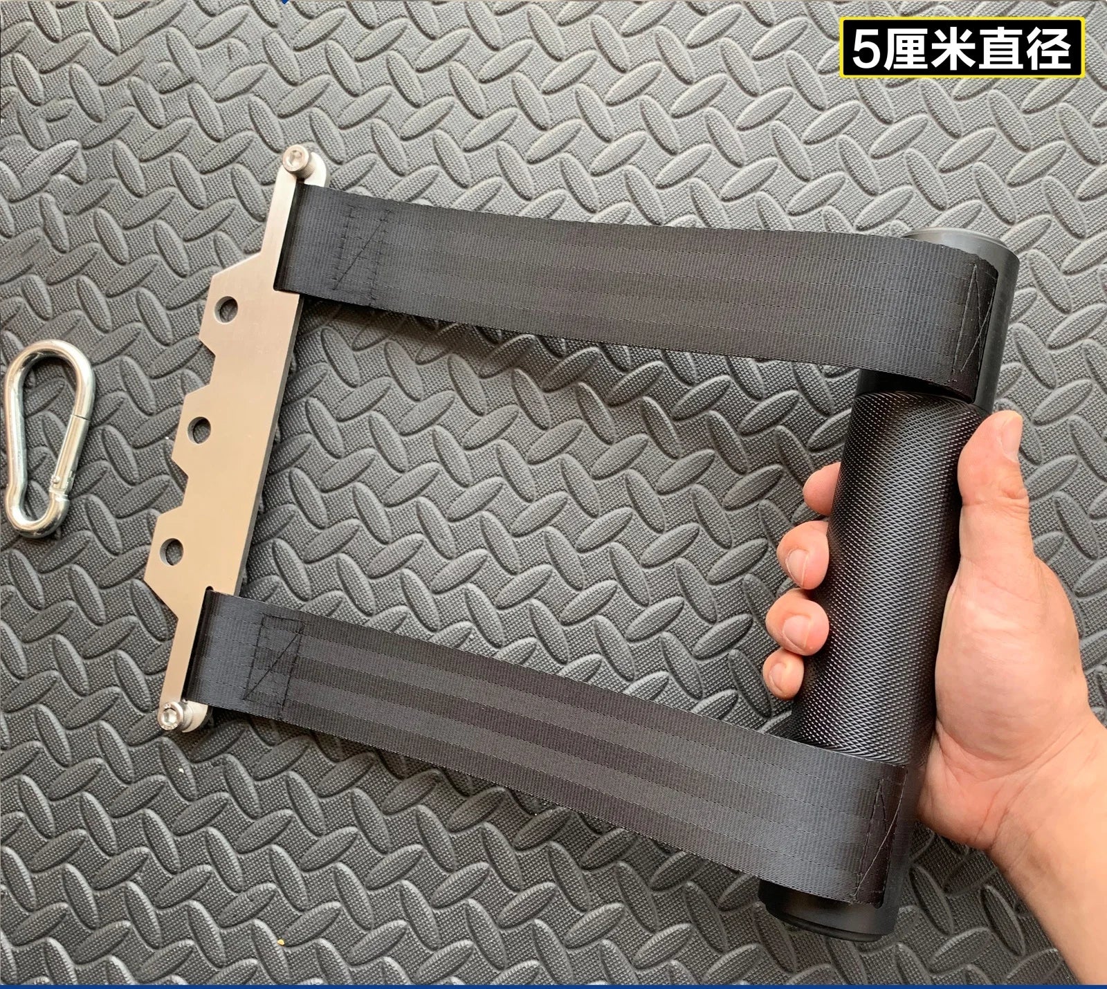Pro Grip Armwrestling Handle – Cable & Wrist Curl Attachment with Strap